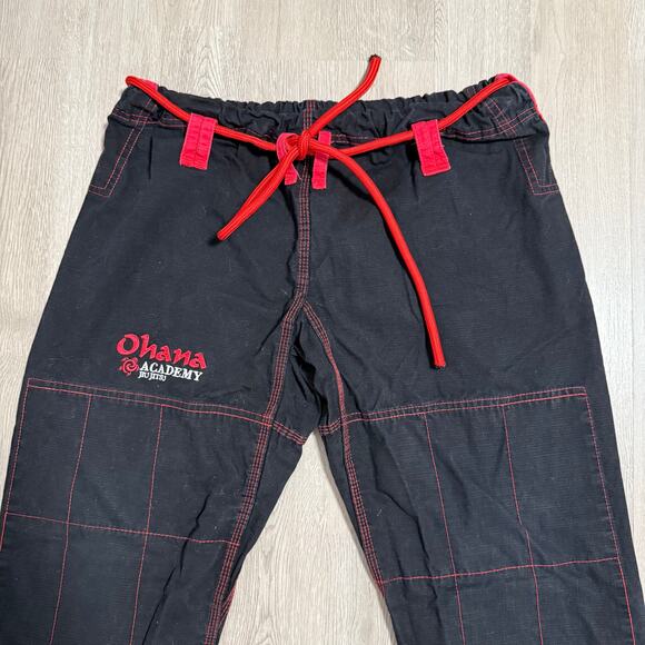 Ohana Academy Jiu Jitsu Black Pants Size M4 - Picture 3 of 11